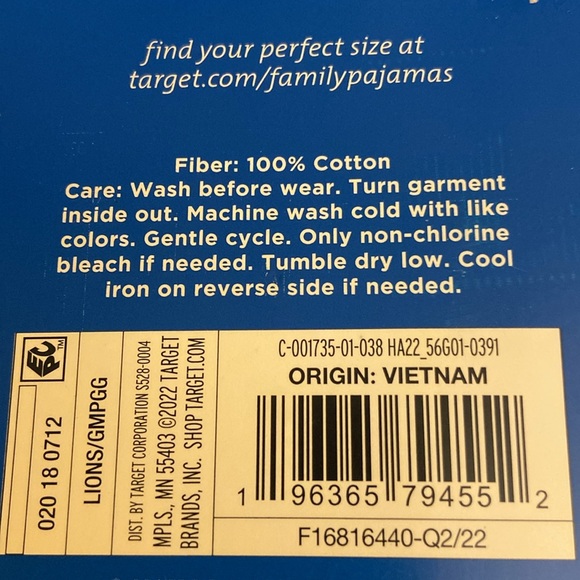 NEW Women's Hanukkah Print 2 Piece Pajama Set - Navy Blue Menorah/Lion Print L - Picture 3 of 4